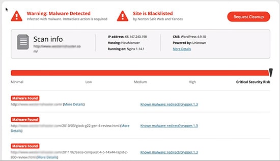 شناسایی سایت هک شده در سایت سوکوری